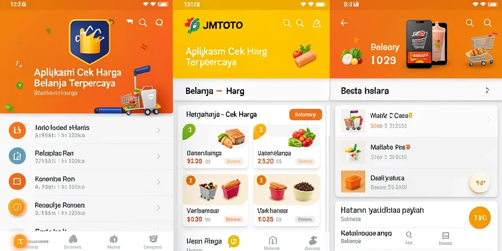 Antarmuka JMTOTO menampilkan fitur cek harga produk dengan jelas.