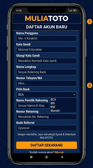 Bergabunglah dengan Muliatoto, Buat Akun Mudah!
